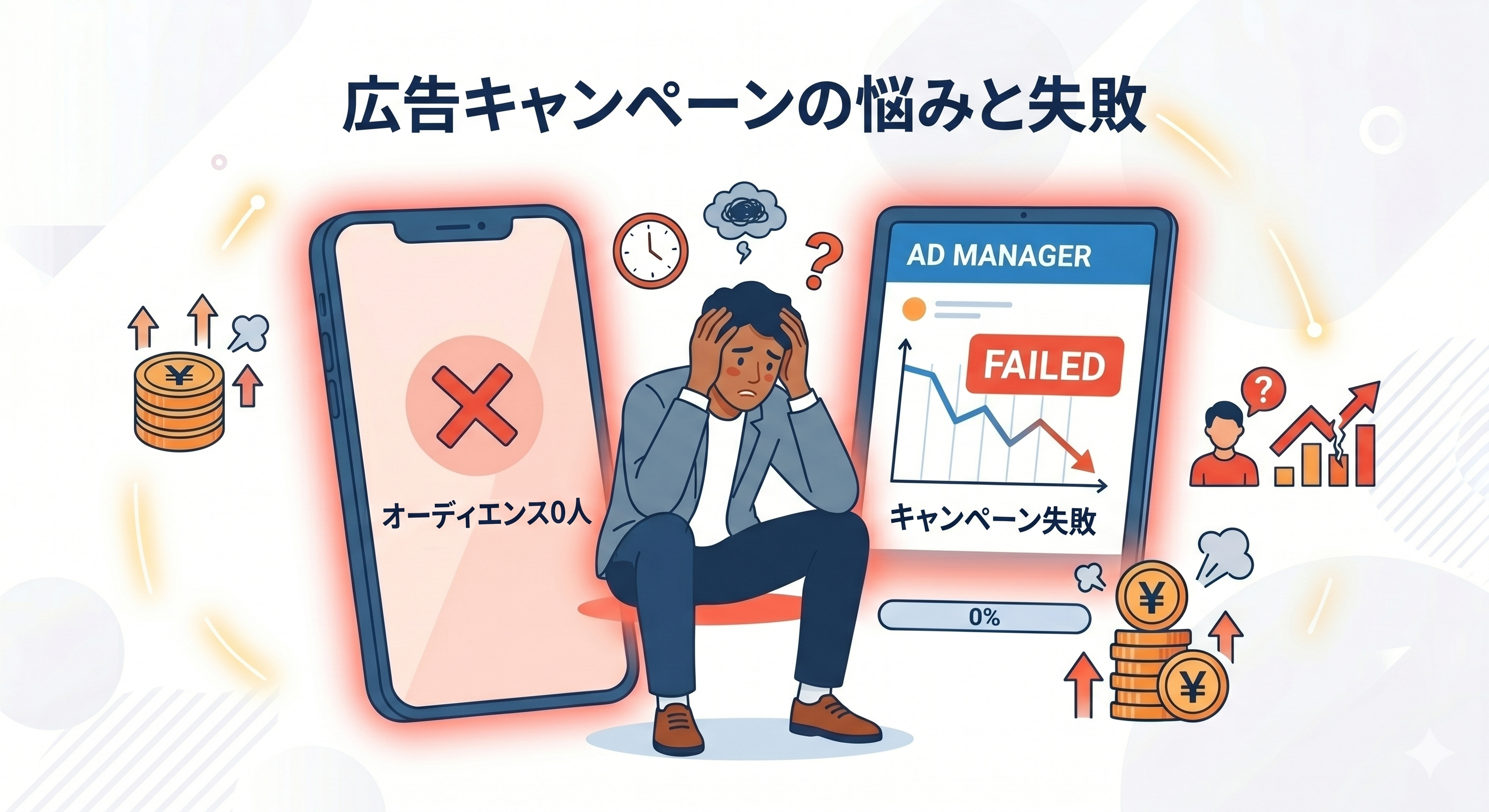 ターゲティング設定でよくある失敗のイメージ図
