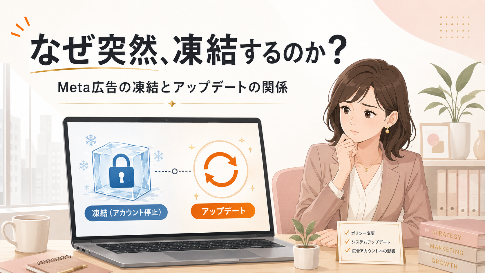 Meta広告のアカウント凍結とアップデートの関係